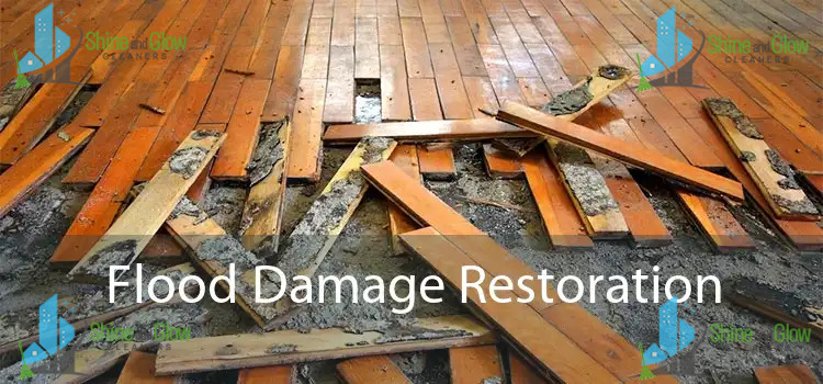 flood damage restoration Service by Shine and Glow Cleaners